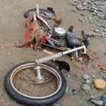 津波で打ち上げられたハーレーダビッドソン